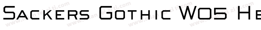 Sackers Gothic W05 Heavy字体转换
